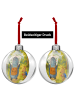 Mr. & Mrs. Panda Christbaumkugel Pinguin & Maus Wanderer Design ... in Weiß