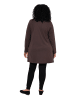 Ulla Popken Longshirt in mahagoni