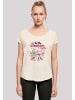F4NT4STIC Long Cut T-Shirt Tis The Season Tree Cocoa in Whitesand