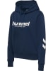 Hummel Verstellbare Taille Kapuzenpullover Hmllegacy Damen in DRESS BLUES