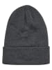 Urban Classics Urban Classics Unisex Synthetic Leatherpatch Long Beanie in charcoal