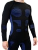 normani 2x Thermo-Langarmshirt UNISEX in Blau