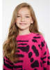 myMo KIDS Mädchen Strickpullover in Pink