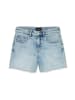 Vero Moda Bermuda Jeansshorts mit ausgefranstem Saum in Hellblau