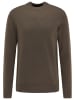 RAIDO Herren Basic Feinstrickpullover in Militär Oliv