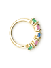 Luxenter Ring Akma 925er Sterlingsilber-Akma multicolored