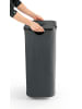 EASYmaxx Pfandflaschen-Sammelbehälter 100l anthrazit inkl. 2 Beuteln grau