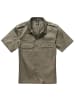 Brandit Hemd "Us Shirt Short Sleeve" in Grün