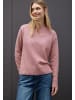 Street One Rundhals Pullover in Rosa