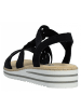 rieker Sandalette  in Schwarz