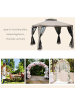 Outsunny Pavillon 294L x 294B x 265H cm Grau