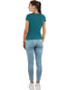 Janice 2 x Damen T-Shirt Nysa in Petrol