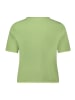 CARTOON Strickpullunder mit Rundhalsausschnitt in Khaki/Yellow