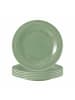 Seltmann Weiden 6er Set Frühstücksteller Beat Color Glaze in ø 23,3 cm in Salbeigrün