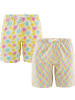 Erwin Müller Single-Jersey Shorty 2er-Pack in gelb/pink