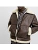 Jack and Jones JORLIVERPOOL Aviator Jacket SN in Braun
