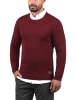 BLEND Strickpullover BHLars 20703347ME Strickpulli mit aufgestickten Ellenbogenpatches in Rot