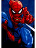 Spiderman Spiderman - Badeponcho  Baumwolle 100 x 50 cm in blau/rot