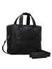 Greenburry Fiorentina Aktentasche Leder 37 cm Laptopfach black