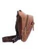 Greenburry Vintage Biker Gürteltasche Leder 20 cm brown