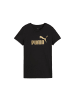 Puma Top "Ess Metallic NO. 1 Logo Tee" in Schwarz