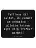 Mr. & Mrs. Panda Mauspad Spruch Alleine Reisen unternehmen mit S... in Schwarz