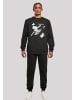 F4NT4STIC Sweatshirt David Bowie Smoke Kreuz in schwarz