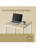 VASAGLE Bartisch Barnet in Eichenbeige-Weiß - (B)60 x (H)92 x (T)60 cm