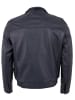 MADDOX Lederblouson Lammnappa in Navy