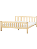 Beliani Doppelbett GIVERNY in Braun - (W) 169 x (H) 83 x (L) 208 cm