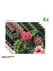 Tischsetmacher.de Tischsets I Platzsets "Tropische Hibiskus Blüten" (L)30 x (B)40