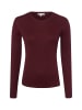 Langarmshirt in bordeaux