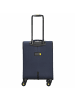 D&N Travel Line 9704 - 4-Rollen-Kabinentrolley S 55 cm (dark red) in dark blue