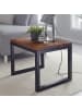 KADIMA DESIGN Beistelltisch | Sheesham/Metall, 45x40x45cm, Industrial