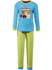 Erwin Müller Single-Jersey Kinder-Schlafanzug in türkis/grün