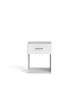 ebuy24 Nachttisch Spell Weiß 38 x 36 cm