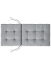 Beliani 2er-Set Auflagen MAUI PREMIUM in Grau