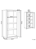 Beliani Kleiderschrank VARNA in Grün - (W) 76 x (H) 171 x (L) 50 cm