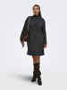 ONLY Carmakoma Strickkleid in Dark Grey Melange
