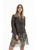 DreiMaster Vintage Damen Lederblazer in Taupe