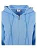 Urban Classics Zip-Kapuzenpullover in horizonblue