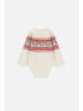 Coccodrillo Langärmeliger Bodysuit in ecru