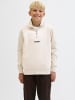 JACK & JONES Junior Sweatshirt Jjesoho Quarter-Zip in moonbeam
