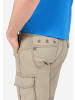 Timezone Cargo Bermuda Shorts mit Gürtel und Design Taschen in Beige