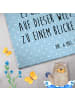 Mr. & Mrs. Panda Gästehandtuch Papa Bär mit Spruch in Blau Pastell