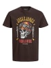 Jack & Jones Shirt 'Captain' in braun