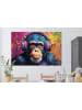 OnlyWow Wandtattoo Bunte Schimpanse