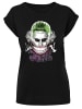 F4NT4STIC T-Shirt Suicide Squad Joker Coloured Smile in schwarz