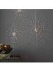 MARELIDA LED Stern Feuerwerk Tischleuchte H: 50cm in silber