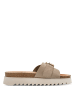 Tamaris Plateau Pantoletten in Beige